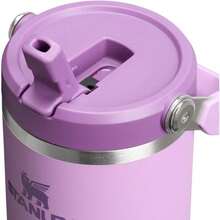 IceFlow 2.0 Flip Straw Tumbler With Handle 30 Oz Twist On Lid And Flip Up Straw Leak Resistant Bottle Insulated Stainless Steel BPA- Lilac - Màu tím nhạt + 30 ounce - Xem 2