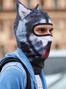 All-Season Protective Animal Pattern Face Mask 3D Digital Printing Windproof Ski Mask UV Protection Ski Scarf Multipurpose Outdoor Headwear Summer Cooling Neck Gaiter For Daily Use Travel Hiking Skiing Outdoor Activities Men Women Summer Essentials - A - View 7
