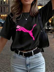 Women T-Shirts - Black - View 6