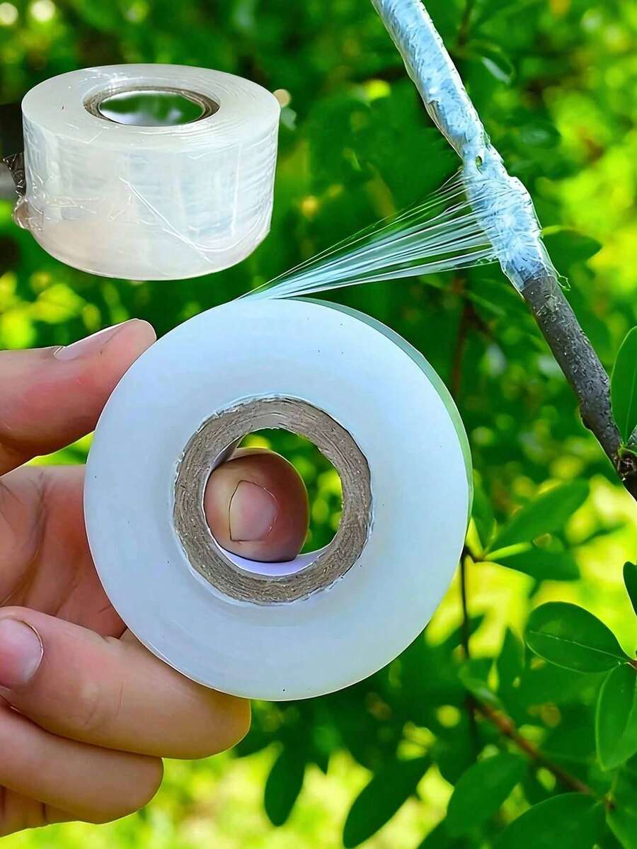 Fruit Tree Grafting Tape, Plant Grafting Film, Stretchable Gardening Grafting Tape, Plant Repair Budding Tape, Polyethylene Budding Tape For Flowers And Fruit Trees