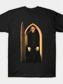 Camiseta Nosferatu, ropa, lavable a máquina, camisetas para hombre y mujer, regalos de Pascua para hombre y mujer, mamá y papá, amigos, tallas G a XXXL, negro - Negro - Ver 1