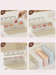 Round Ice Cube Tray, Multi-Color Ice Cube Mold, Polished Glossy Finish, Dust-Proof, Suitable For Home Kitchen To Make Cocktail Ice, Beverages, Ice Balls, Applicable For Refrigerator, Bartending, Chocolate, Drinks, Juice, Home Kitchen And Various Gatherings - Multicolor - View 4