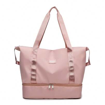Travel Bag Short-Distance Lightweight Handbag New Style Can Be Set Trolley Case Student Large-Capacity Luggage Bag Storage Fitness Bag