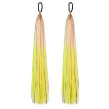 26 Inch Hair Tinsel Colored Ponytail Extension, 2 Packs Ombre Jumbo Braided Ponytail Hair Extensions Ponytail With Elastic Tie, Yaki Straight Sleek Wrap Around Braid Ponytail Natural Soft Synthetic Straight Hair For Women Party Hairpiece Accessories - Multicolor - View 16
