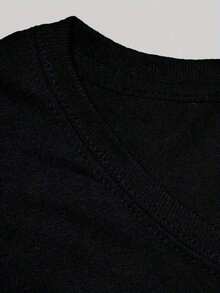 Camiseta Retro para Mujer con Estampado Gráfico Haitiano, 100% Algodón, Manga Corta, Transpirable, Ligera, Casual, para Festivales - Negro - Ver 4