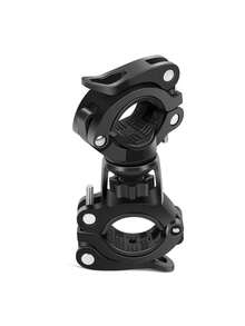 1pc Bicycle Flashlight Holder Lamp, Mountain Bike Night Riding Front Light Fixed Bracket Clip Cycling Accessories - Multicolor - View 10