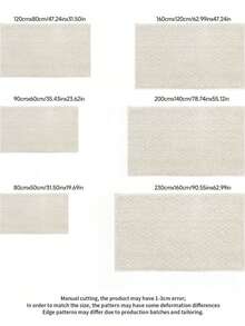1 pieza Alfombra decorativa lavable de color blanco lechoso con diseño de piña (imitación de yute), base antideslizante de TPR, alfombra de entrada, alfombra para sala de estar, alfombra decorativa, alfombra para exteriores, para todo el año, estilo innovador, producto talla grande vendido, alfombra de primavera, alfombra decorativa, producto talla grande vendido, regalo para fiestas - Blanco - Ver 4