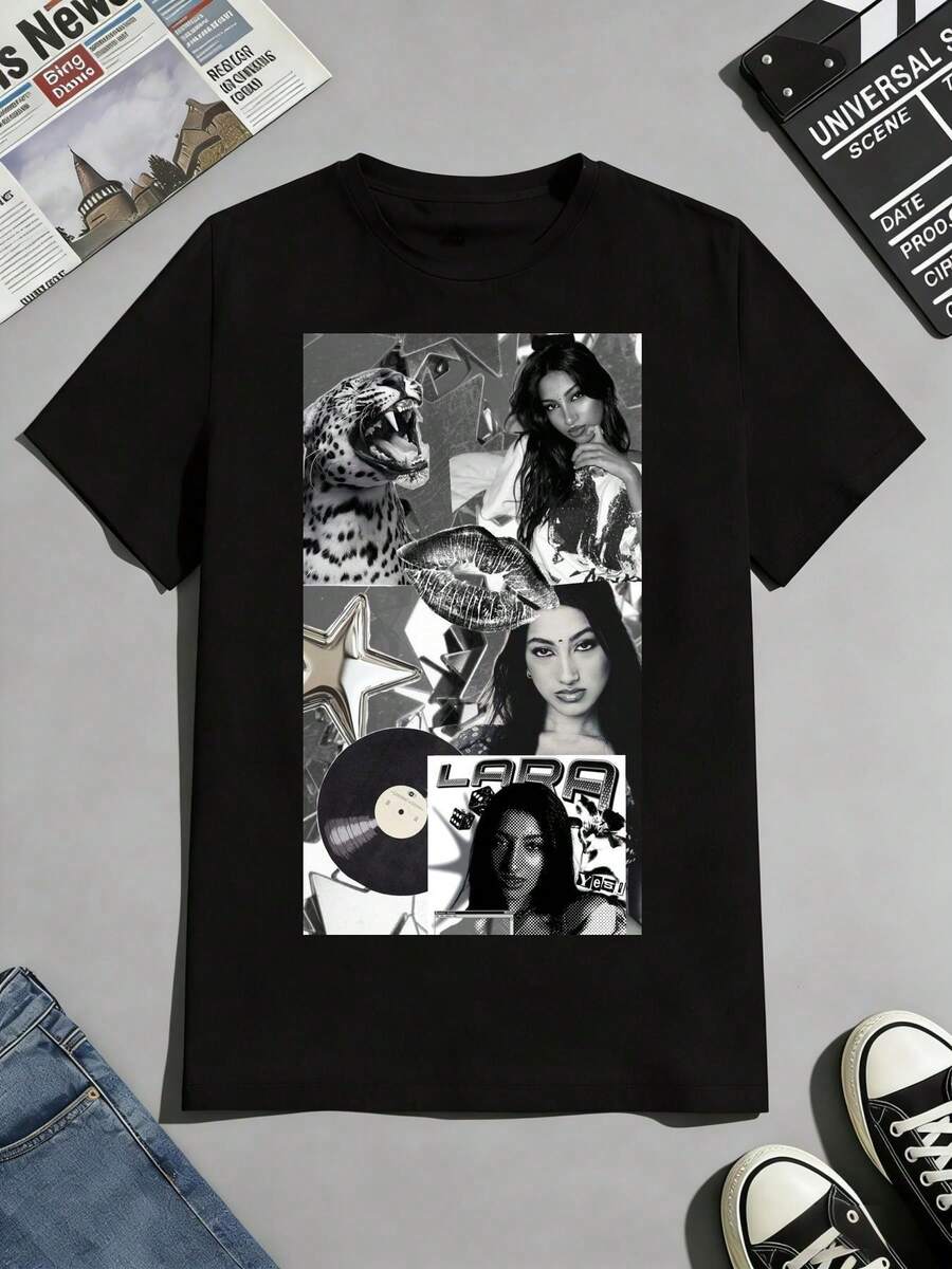 Women T-Shirts - Black - View 1