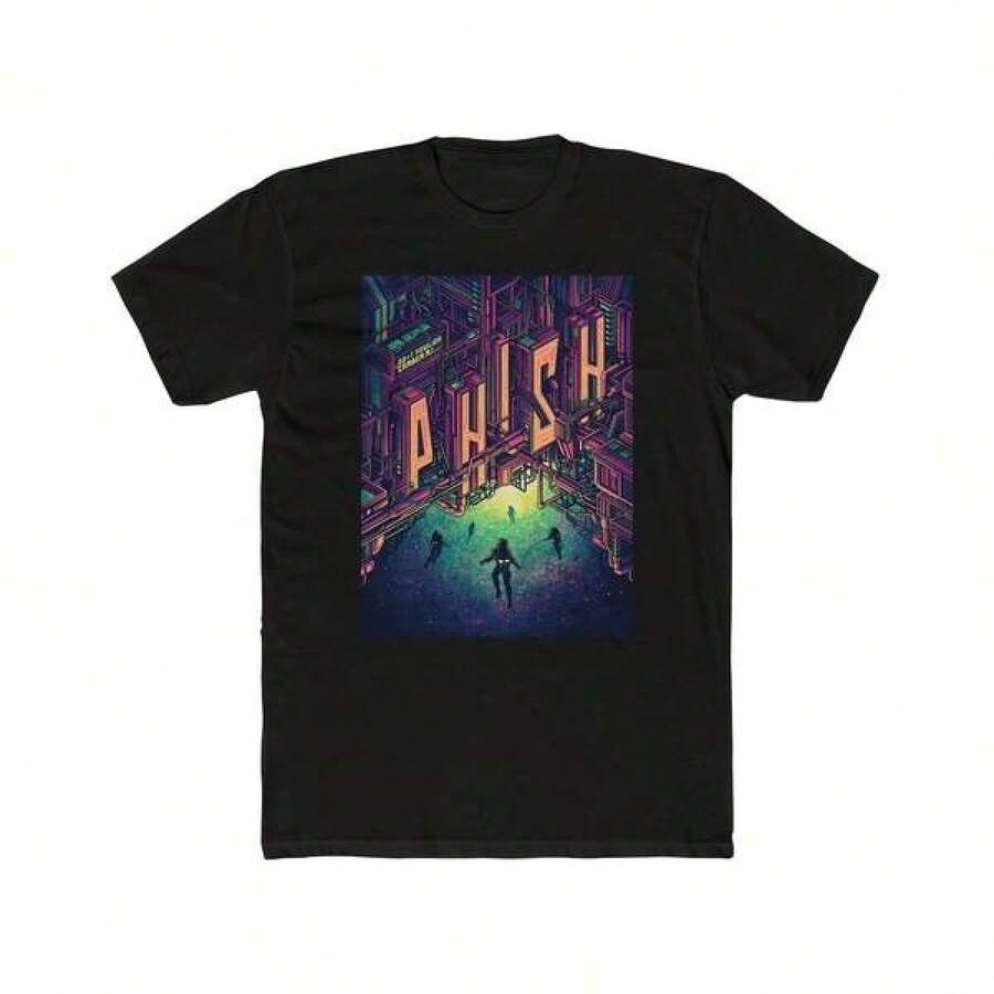 Camiseta unisex de manga corta, PhishCamisetaMercancíaGráficoVintageRetroUniBandaRocaHombresTripulaciónAdecuadoParaTodo el añoDesgaste,220 gramosDe una sola caraImpresoTripulaciónCuelloManga cortaCamisetaMujeresDiversiónImpresoTopplayerashombre, , , Dazymujer,romwehombres, bohochic,maestrasregalos,camisetaparaconjuntos de mujercon curvasparamu,y2k, - Negro - Ver 1