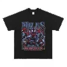 Miles Morales  Movie Merchandise Short-Sleeve T-Shirt S-Pider-Man: Into The S-Pider-Verse,Holiday Outfits For Women,Mens Holiday Shirts,Summer Outfits Men, Men's Clothes, T Shirts For Men, Men Shirt, Men's Summer Clothes, Modest Summer Outfits, Jersey Tops Women, Resort In Style, Women's Summer Clothing, Cotton Tops, Tops Summer, Toddler Boy Clothes, Toddler Girls Clothes, Teen Shirts, Shirts For Teen Girls, Clothes For Teen Girls, Teen Boys, Teen Boy Shirts, Tween Girl Clothes, Clothes For Girls, Girls Summer Clothes, Tween Boy Clothes,Unisex,Concert Outfits.Concert Outfits.Tops For Women,Kleding,Streetwear,Shirts Vrouw,Wit Shirt. - màu đen - Xem 6