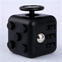 1pc Multi-Functional Stress Relief Cube Fidget Toy, Student & Adult Anti-Anxiety Vent Toy, Mini Pocket Cube For Office & School Boredom Relief - Multicolor - View 4