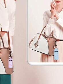 附夾式口紅收納鑰匙圈，適合女性冬季禮物，口紅蓋、口紅收納袋、便攜式口袋口紅管收納袋、旅行配件、口紅蓋鑰匙圈、多功能配件 - 彩色 - 查看 10