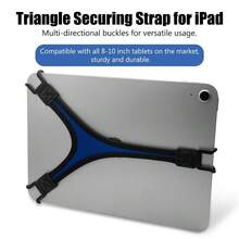 Soporte de correa para tableta con sujeción de alta elasticidad y antideslizante, correa de portátil de una mano para tabletas de 8 a 10 pulgadas universal - Ver 2