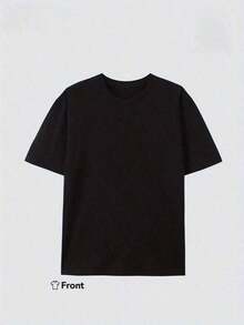 1 pieza, Verano 2026, Camiseta Gráfica 100% Algodón, Estampado de Doble Cara 'Local Boy Outfitter Dog Moon Camo', Estilo Vintage Streetwear, Cuello Redondo, Manga Corta, Camiseta para Hombre, Regalo para el Día del Padre, Ropa para el 4 de Julio, Camiseta Fresca de Verano, Estilo Unisex. - Negro - Ver 2