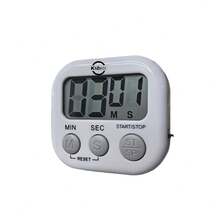 1pc/8pcs Set Small Powerful Magnetic Plastic Timer Reminder, Colorful Macaron Palette Square Design, Large Screen Clear Digital Display, Stick To Fridge/Stove, Stewing/Baking/Fitness Multi-Scene Timing, All-Season Home Kitchen Essential Timer - 彩色 - 查看 12