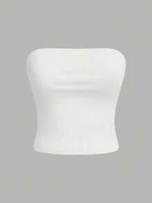 4 piezas de tops de camisola de color liso y de uso versátil casual para mujeres, adecuados para vacaciones de verano - Multicolor 3 - Ver 7