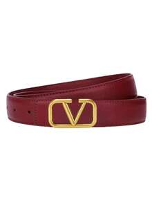 Women's Smooth Buckle Decorative Thin Waist Belt With V-Letter - Multicolor - View 11