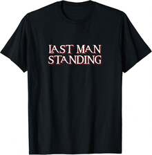 Unisex Short-Sleeved T-Shirts, Last Man Standing T-Shirts, Men's T-Shirts, , Women's T-Shirts, Romwe For Men, Boho Chic, Gifts For Teachers, Women's T-Shirts, Curvy Men's Clothing, Y2k. - 黑色 - 查看 6