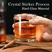 1PC 10OZ  United States Of America Independence Day Commemoration Glass 250th Anniversary Whiskey Bottle Gifts For Father's Day 1776–2026 Patriotic USA Flag Bourbon Glass - Xem 3