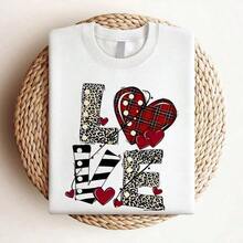 Camiseta de manga corta para mujer con estampado exquisito - Ropa de verano para mujer, estampado moderno, transpirable y cómoda, camiseta de cuello redondo para mujer, tela suave, uso diario en otoño y verano y para deportes al aire libre, ropa casual y elegante para mujer en verano. - Blanco - Ver 3