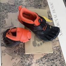 FiveFingers Barefoot Training Shoes - Minimalist Running & Hiking Footwear, Adjustable Strap, Non-Slip Grip For Men & Women - Orange - View 4
