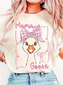 Camiseta de Mujer con Diseño Elegante y Artístico, Perfecta para Uso Casual en Primavera y Verano, con un Corte Holgado Cómodo, Chic y Elegante, con Cuello Redondo, Ropa de Verano para Mujer, Ropa de Vacaciones para Mujer, Camiseta Elegante y Fresca para el Verano, Estilo Unisex. - Blanco - Ver 8