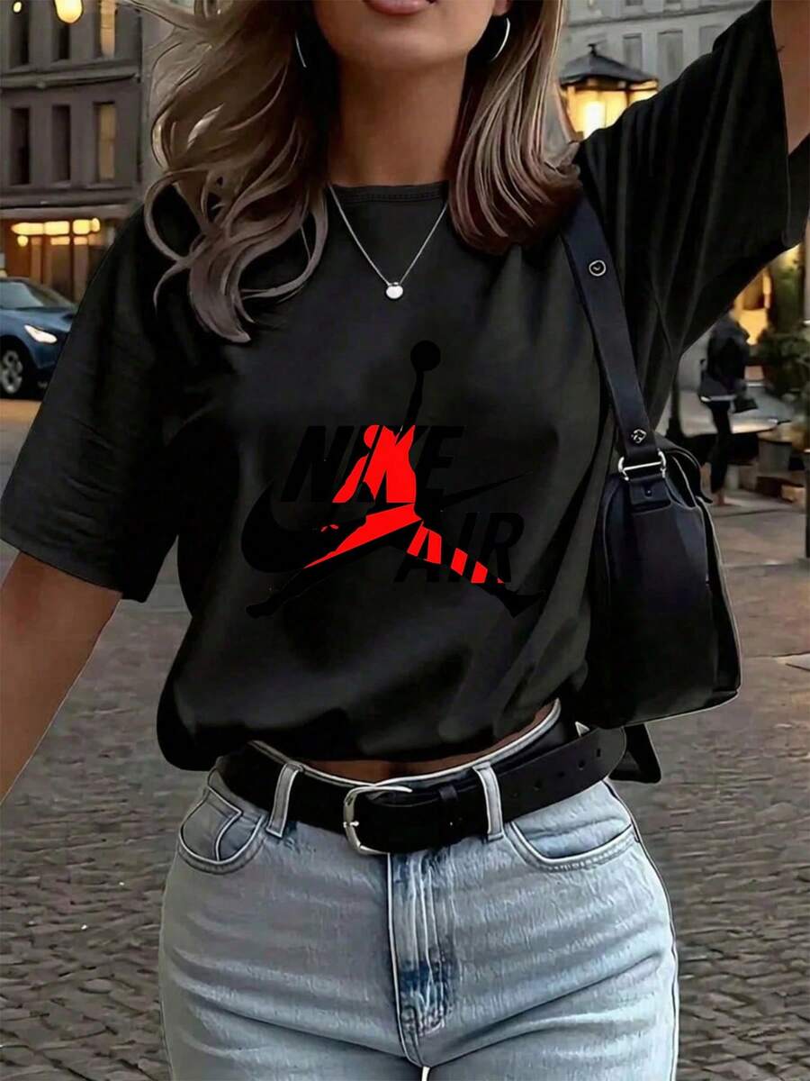 Women T-Shirts - Black - View 1
