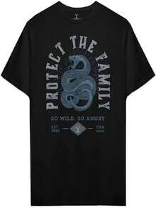 FAN ARMY Playera para Hombre Original  Modelo con Cuello Redondo 100% Algodón Color Negro Dise?o Family Talla - Negro - Ver 1