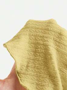 tubo fruncido de estilo elegante, romántico y elegante en color amarillo, apropiado para fiestas, vacaciones en la playa, regreso a la escuela, citas románticas, temporada de bodas, cumpleaños, Pascua, vestimenta de primavera/verano - amarillo ganso - Ver 7