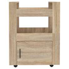 Carrito de cocina vidaXL en contrachapado de roble Sonoma 60x45x80 cm - Multicolor - Ver 4