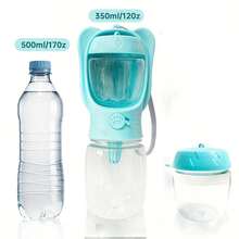 Portable Dog Water Bottle/Food Bowl, Portable Water And Food Bowl/Feeder, 2-In-1 Pet Travel Cup, Dog Water Bottle, Outdoor Dog Water Bottle, Outdoor Cat And Dog Drinking Utensils - Multicolor - View 6