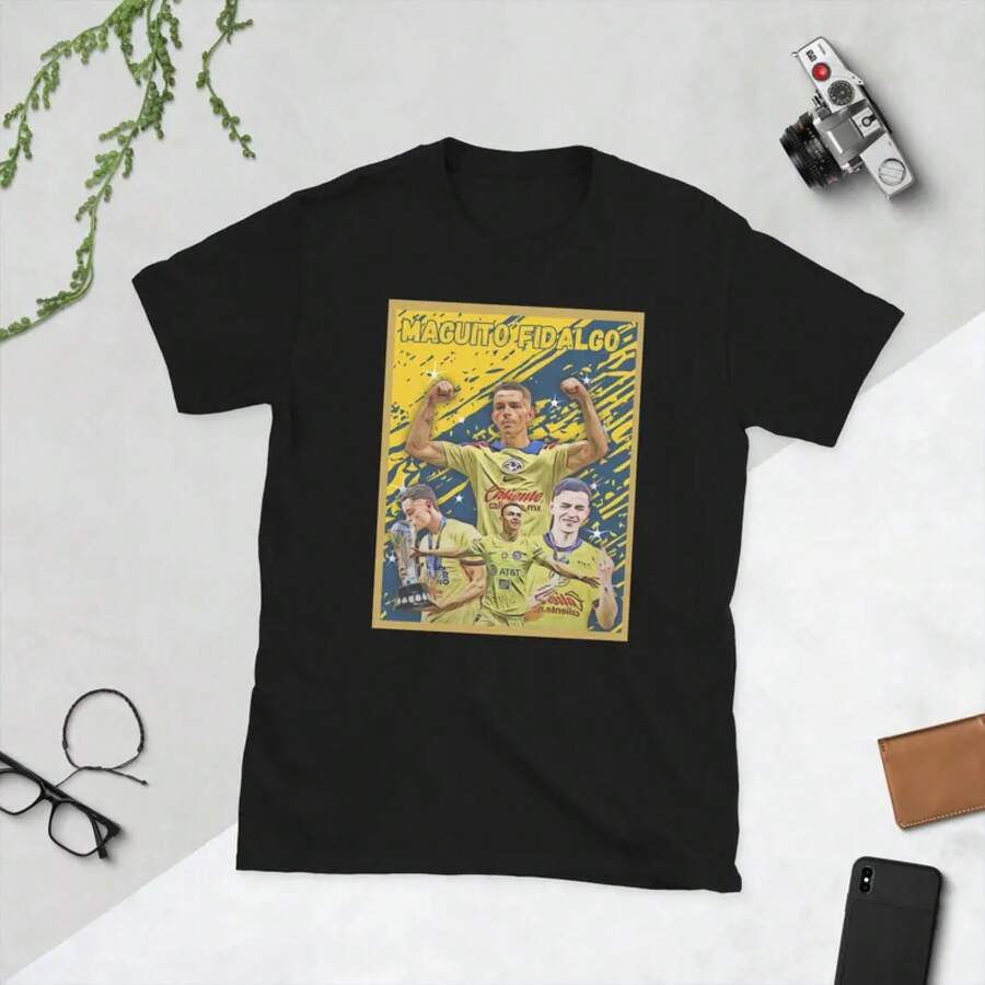 Alvaro Fidalgo | Club América | Camiseta de la Liga MX - Negro - Ver 1