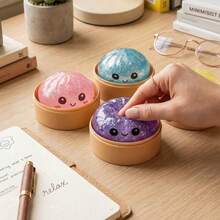 Extra Large Dumpling Squishy Stress Relief Toy, Soft TPR, Random Style, Valentine & Easter Gift For Kids - Multicolor - View 5
