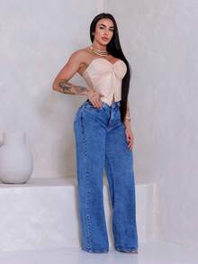 Wide Leg - Medium Wash - View 7