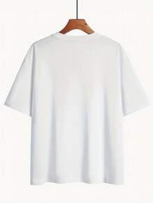Camiseta de mujer para primavera y verano - Blanco - Ver 3