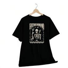 Father's Day T-Shirt: "Fatherhood Is Fun, Some Days I Get It Right" - Black - View 1
