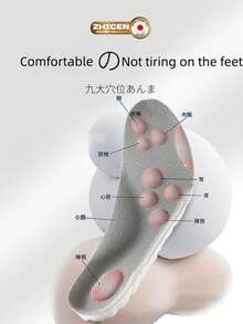 男女通用運動鞋墊，提供足弓支撐，有效緩解長時間站立引起的疲勞 - 淺灰色 - 查看 5