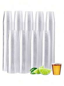 Bộ 25/50/100 chiếc ly sâm panh trong suốt 1oz, ly rượu vang, ly cocktail, ly chúc mừng đám cưới, ly tái sử dụng, lý tưởng cho năm mới, Giáng sinh, tiệc tùng, đám cưới, sinh nhật, Ngày lễ tình nhân, tựu trường và các sự kiện lớn khác. - Nhiều màu - Xem 12