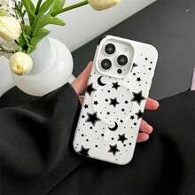 Shockproof Case Compatible With IPhone 16, 14 Pro Max, 16 Plus, Galaxy S23FE, Galaxy S24 Plus, Two-In-One Magnetic Case, Anti-Fall, Silicone, Elegant Design, High Quality, The Best Gift. - 黑色 - 查看 7