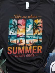 Women T-Shirts - Black - View 1