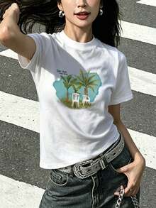Camiseta feminina de manga curta com gola redonda e estampa DTMF, modelo 2026. Ideal para o dia a dia, estilo streetwear, simples e divertida, com inspiração retrô Y2K, perfeita para festas e viagens. Ideal para primavera/verão, streetwear, férias e inverno. Camiseta feminina oversized, com estampa, manga curta e top de verão. Roupa feminina para festas e eventos. Perfeita para o verão. Ideal para festas e eventos. Ideal para mulheres com curvas e looks plus size. Perfeita para amigos, férias e ocasiões casuais. Ideal para escritório, casa, esportes ao ar livre, estilo retrô e design simples e divertido. Perfeita para usar o ano todo. Ideal para encontros, passeios românticos e como presente de férias. - Branco 6 - Ver 9