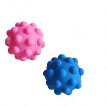 1pc, Random Color, Stress Relief Toy Squeeze 3D Bubble Ball - Decompress and Squeeze - View 3