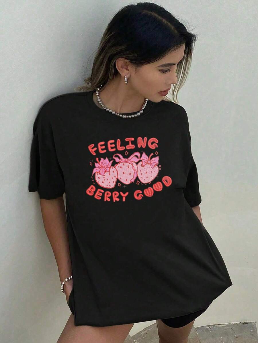 1 Piece Unisex Loose-Fitting Short-Sleeved T-Shirt, Crew Neck, 180g, 100% Pure Cotton, With A Retro Family Dinosaur Print (Grandpasaurus/Grandmasaurus/Sistersaurus) With Sunset And Palm Trees. Y2K Bababask Style, Y-Inspired, Ideal For Summer, Everyday Wear, Festivals, Beach Outfits, Suitable For Plus Sizes And All Year Round. - 黑色8 - 查看 1