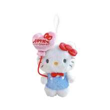 1 Stück 50. Jubiläums Plüsch-Taschenanhänger, herzförmiger Ballon-Kitty-Anhänger, süßes Charakter-Rucksack-Accessoire, weiche Plüsch-Tierdekoration, koreanischer Stil süßes Mädchen-Geschenk - Verschiedenfarbig - Übersicht 5