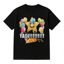Gildan Pastel Yaoi T-shirt with Soft Girl Aesthetic Kawaii Charm and Drama - Heavy Cotton Graphic Crew Neck Short Sleeve T-Shirt for All Seasons Streetwear - Casual - Negro - Ver 8