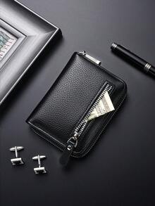 New Stylish Vintage Large Capacity Wallet, Multi-Function Zipper Coin Purse Card Holder For Men,Fathers Day Gifts - Multicolor - View 10