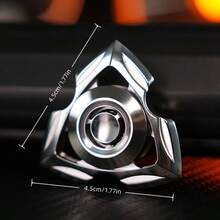 eyekan Metal Rotating EDC Fidget Toy, Precision Machined Desktop Accessory, Portable Tactile Pocket Piece, Smooth Rotating Metal Desktop Decor, Office Home Travel Portable Everyday Carry, Gift - Multicolor - View 7