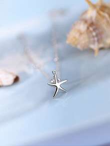 1 chiếc vòng chân hình sao biển bằng bạc Sterling S925, vòng chân nhỏ nhắn, tối giản, có thể điều chỉnh, dễ thương để đeo hàng ngày, phong cách tươi trẻ cho nữ, thích hợp cho kỳ nghỉ hè ở bãi biển. - sao biển - Xem 4