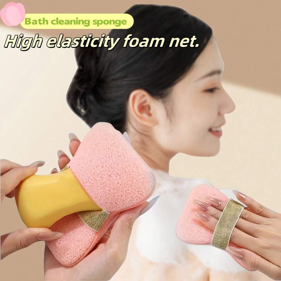 Bộ sản phẩm 2 trong 1 gồm bông tắm tích hợp, túi đựng xà phòng tạo bọt nhanh, khăn tắm/bông tắm tẩy tế bào chết mềm mại, phụ kiện phòng tắm chống trượt, bền bỉ và thân thiện với da. - Nhiều màu - Xem 1