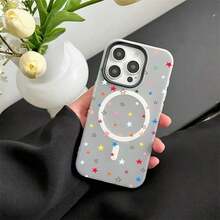 Shockproof Case Compatible With IPhone 16 Pro Max, 14, 15 Plus, Galaxy S25 Plus, Galaxy S23 Ultra, Two-In-One Magnetic Case, High Quality, Anti-Fall, Cute Design, The Best Gift. - White - View 7